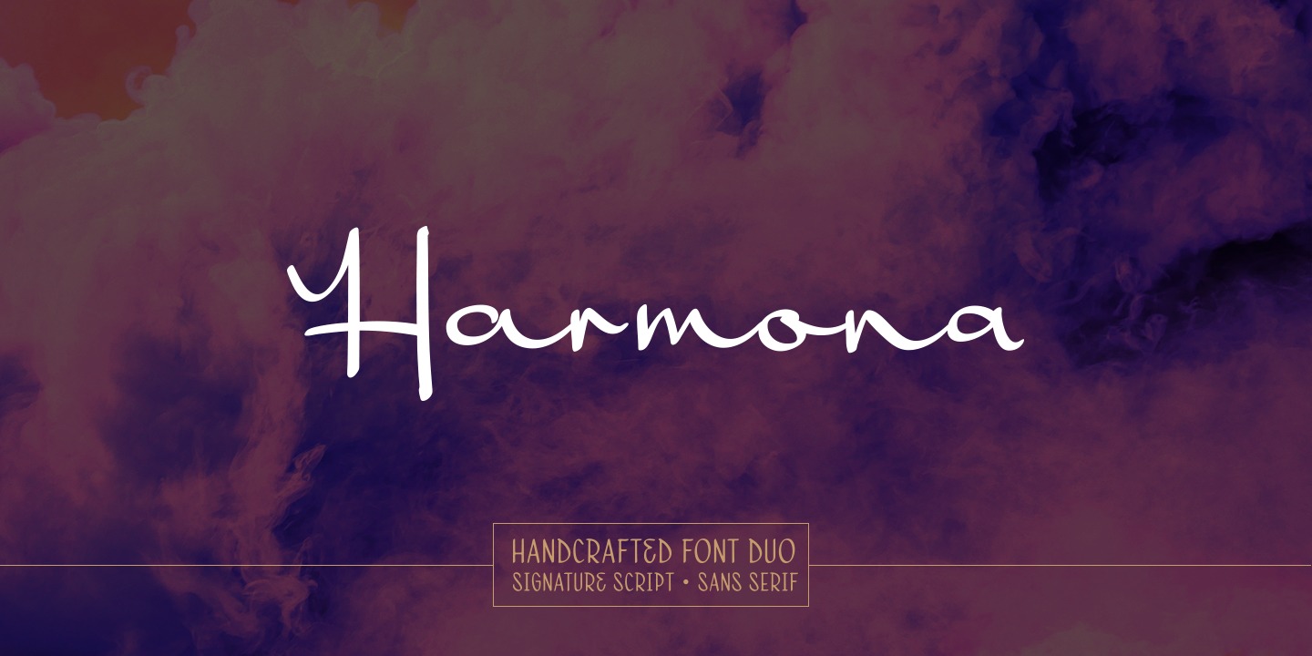 Harmona Sans Bold Font preview